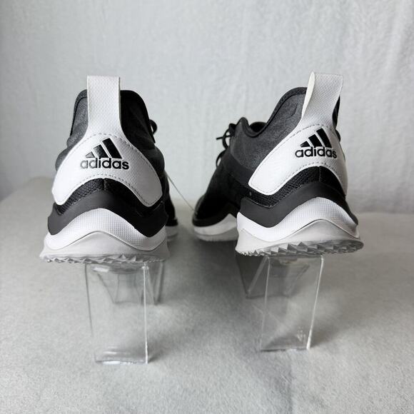 Adidas Speed Trainer 4 Baseball Shoe Men\'s US size 10 Black White NWT
